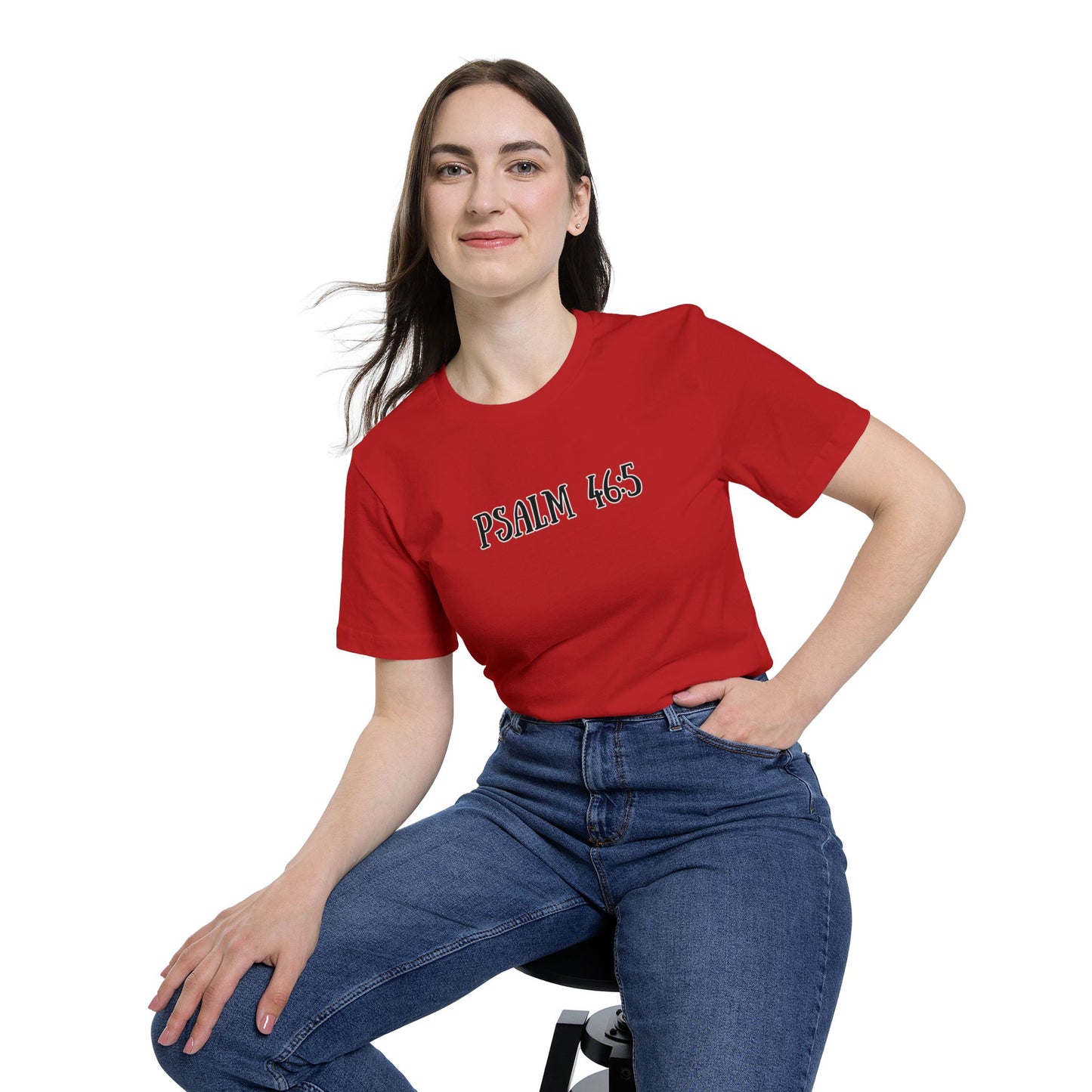 Unisex Adult Psalm 46:5 Inspirational T-Shirt
