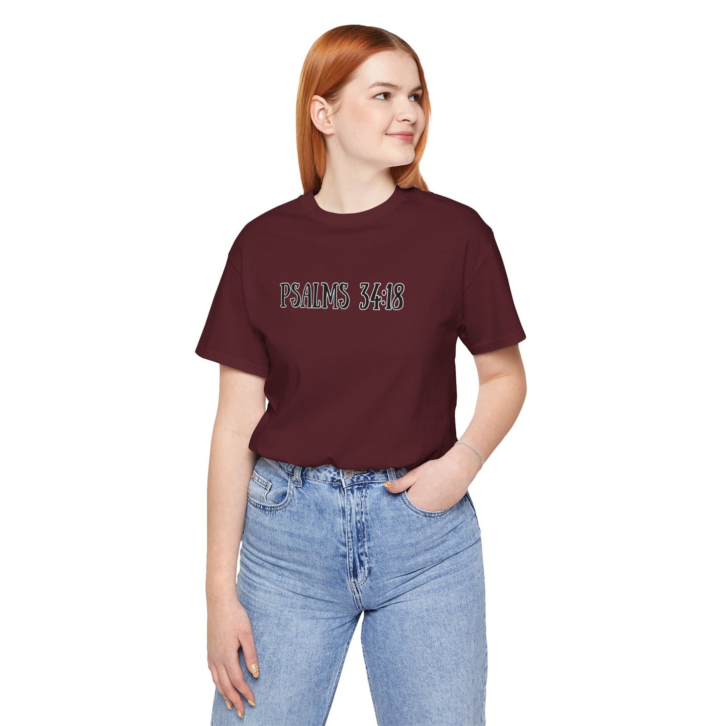 Unisex Adult Psalms 34:18 Tee