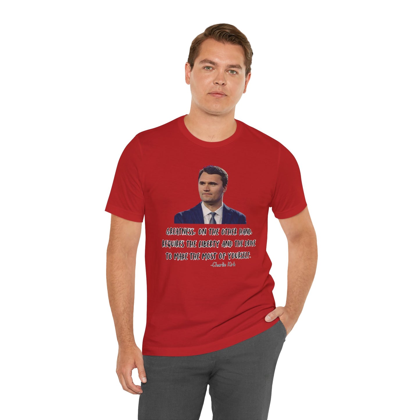 Unisex Adult-Remembering Charlie Kirk Tee