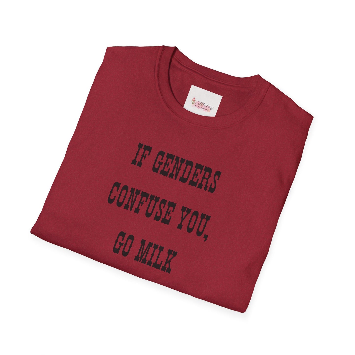Unisex Adult Witty T-Shirt for Gender Joke