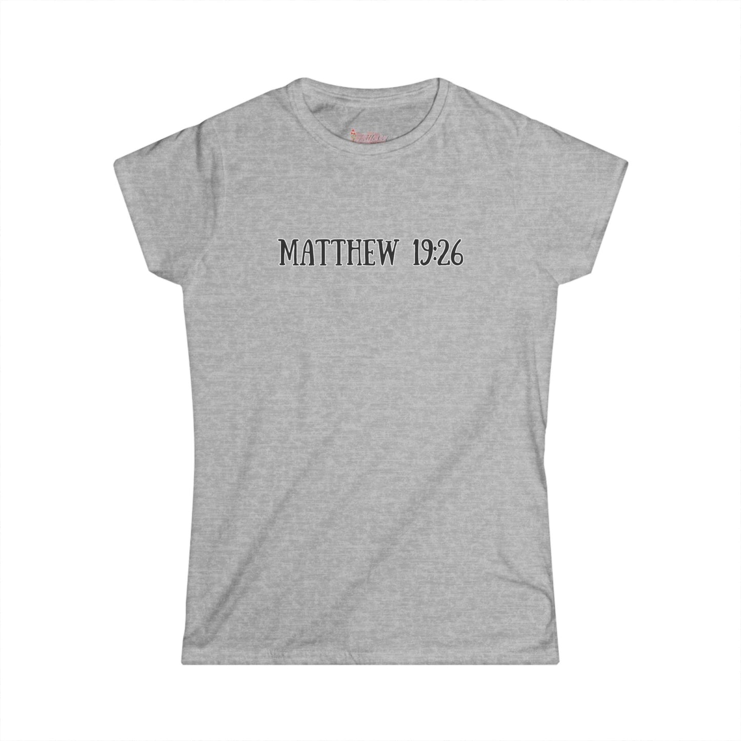 Matthew 19:26 Women's Tee