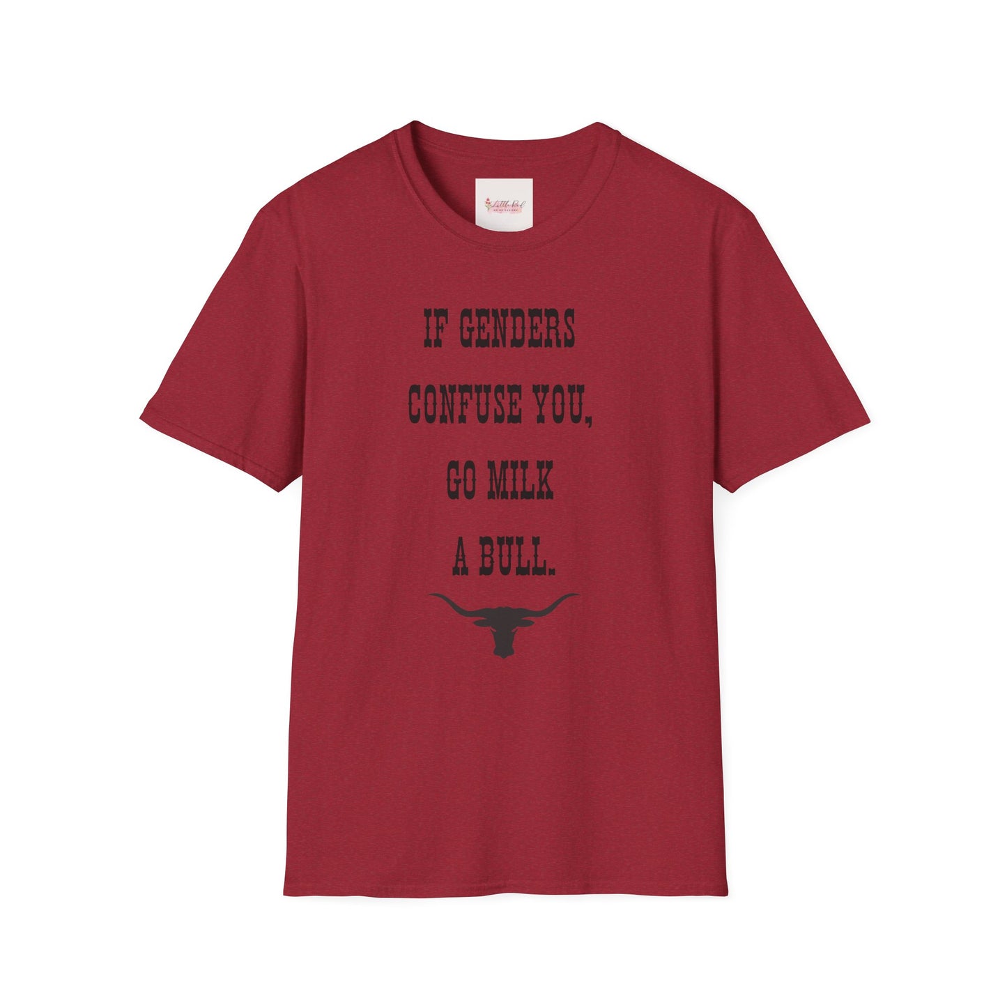 Unisex Adult Witty T-Shirt for Gender Joke