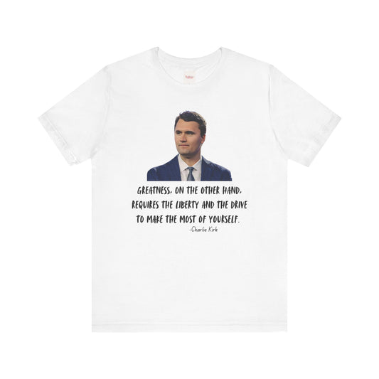 T-Shirt - Remembering Charlie Kirk Tribute Tee Unisex