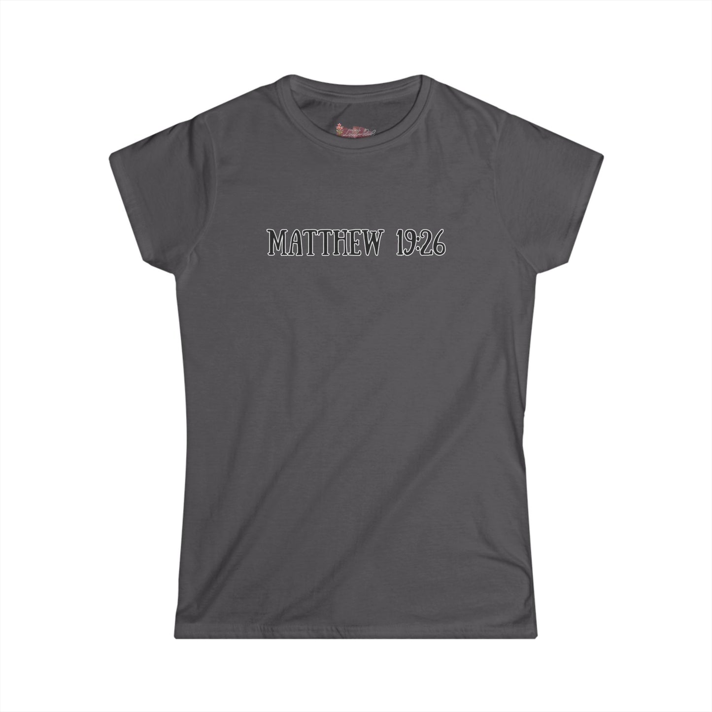 Matthew 19:26 Women's Tee