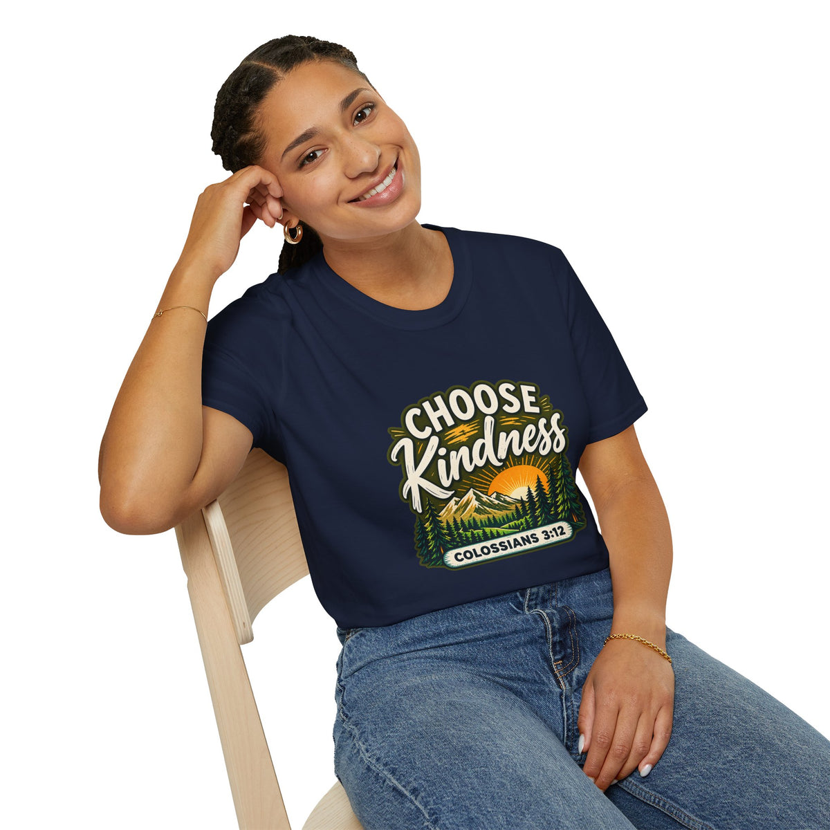 Choose Kindness Colossians 3:12 Christian Nature T-Shirt
