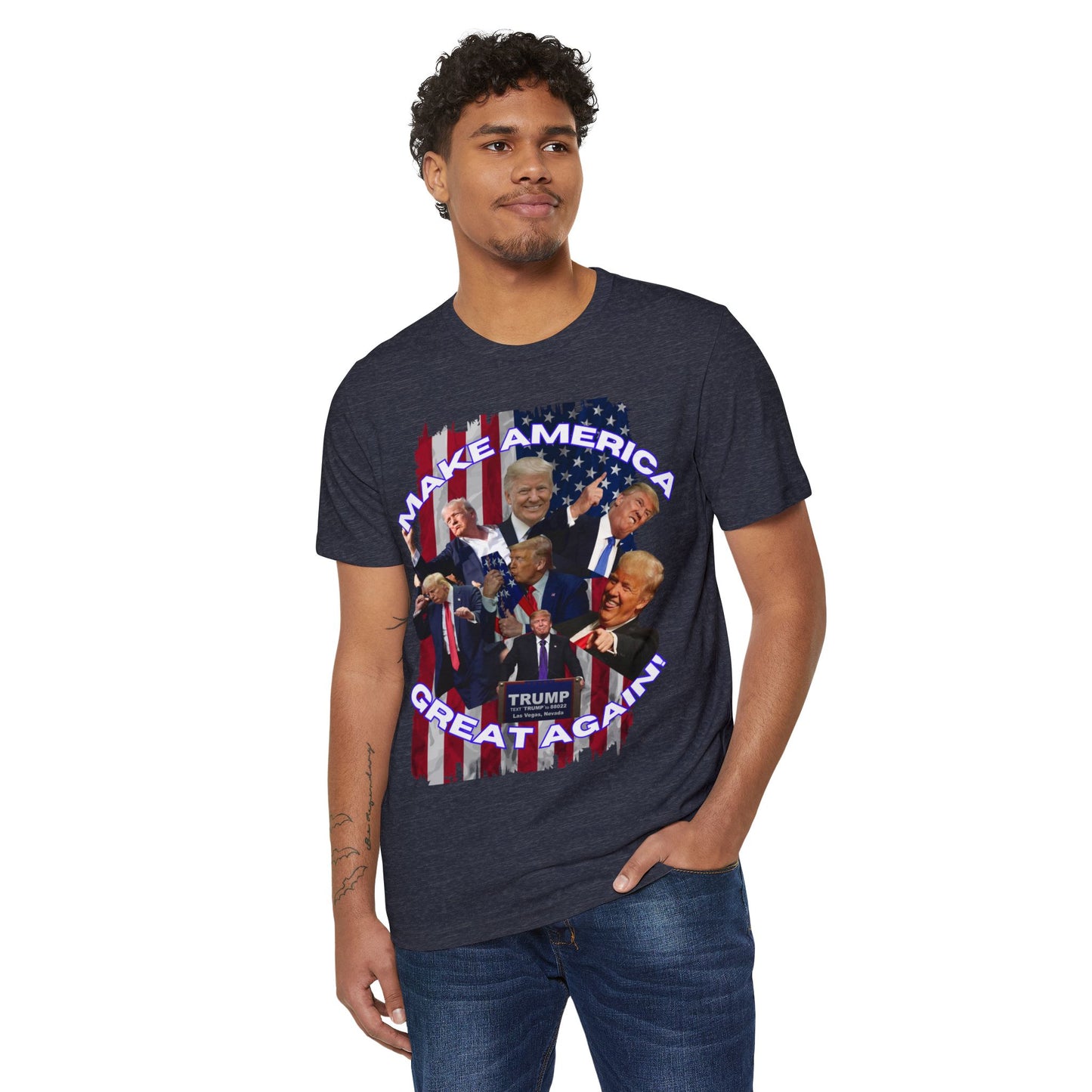 Unisex Adult Patriotic T-Shirt - Family Supportive Holiday Fun