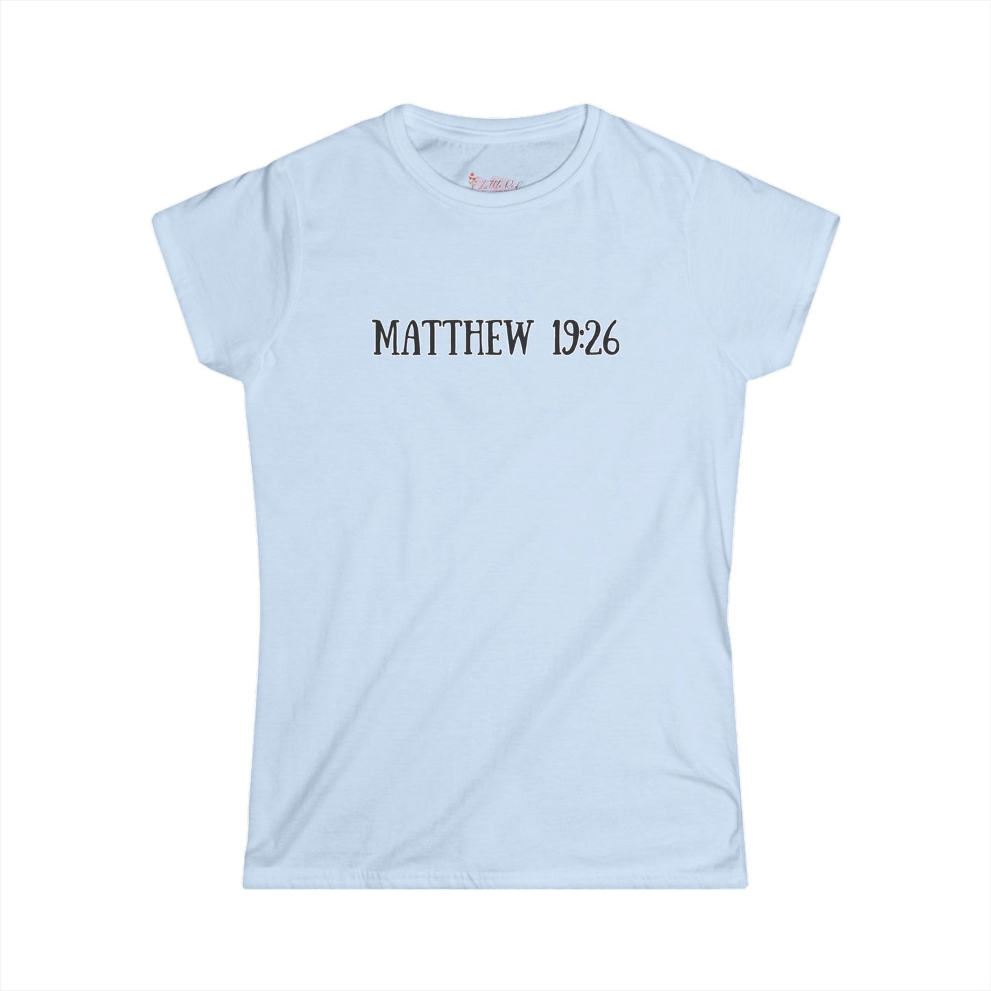 Matthew 19:26 Women's Tee