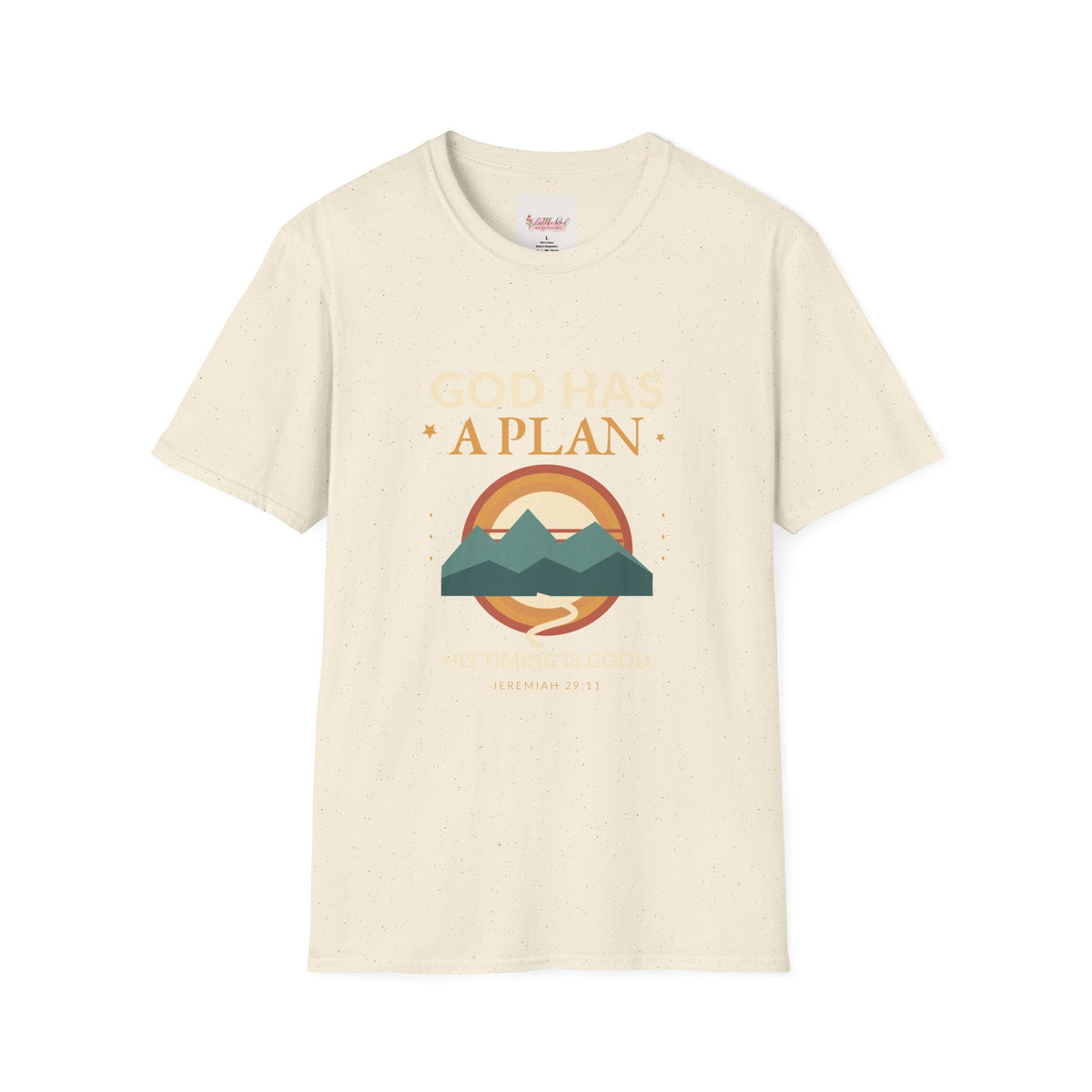 God Has a Plan Faith-Inspired Mountain T-Shirt