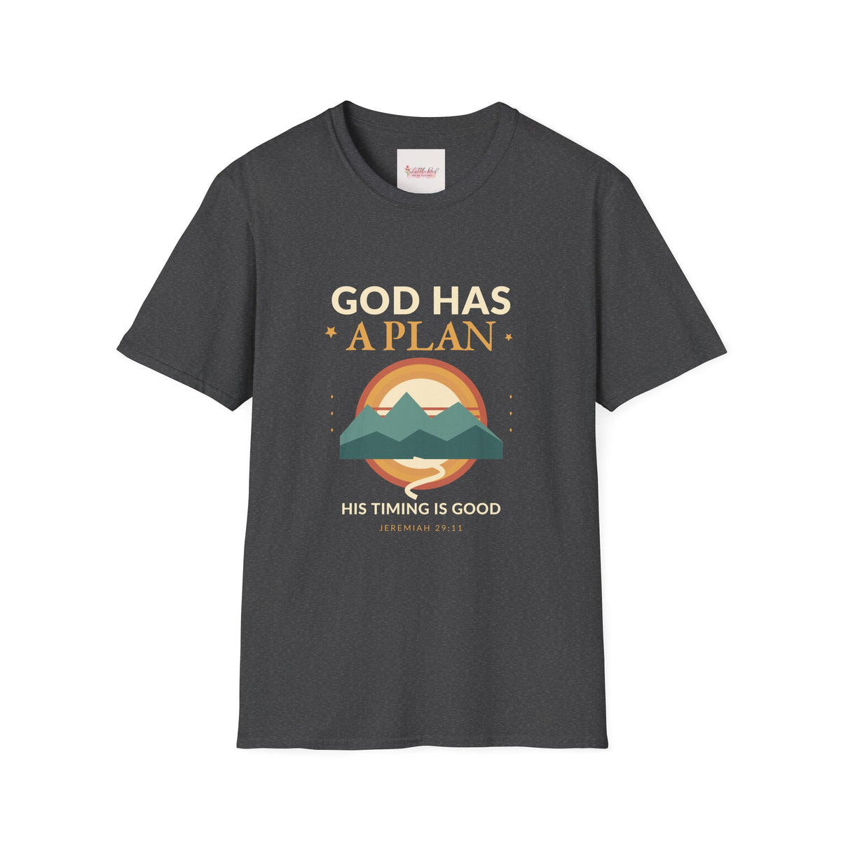 God Has a Plan Faith-Inspired Mountain T-Shirt