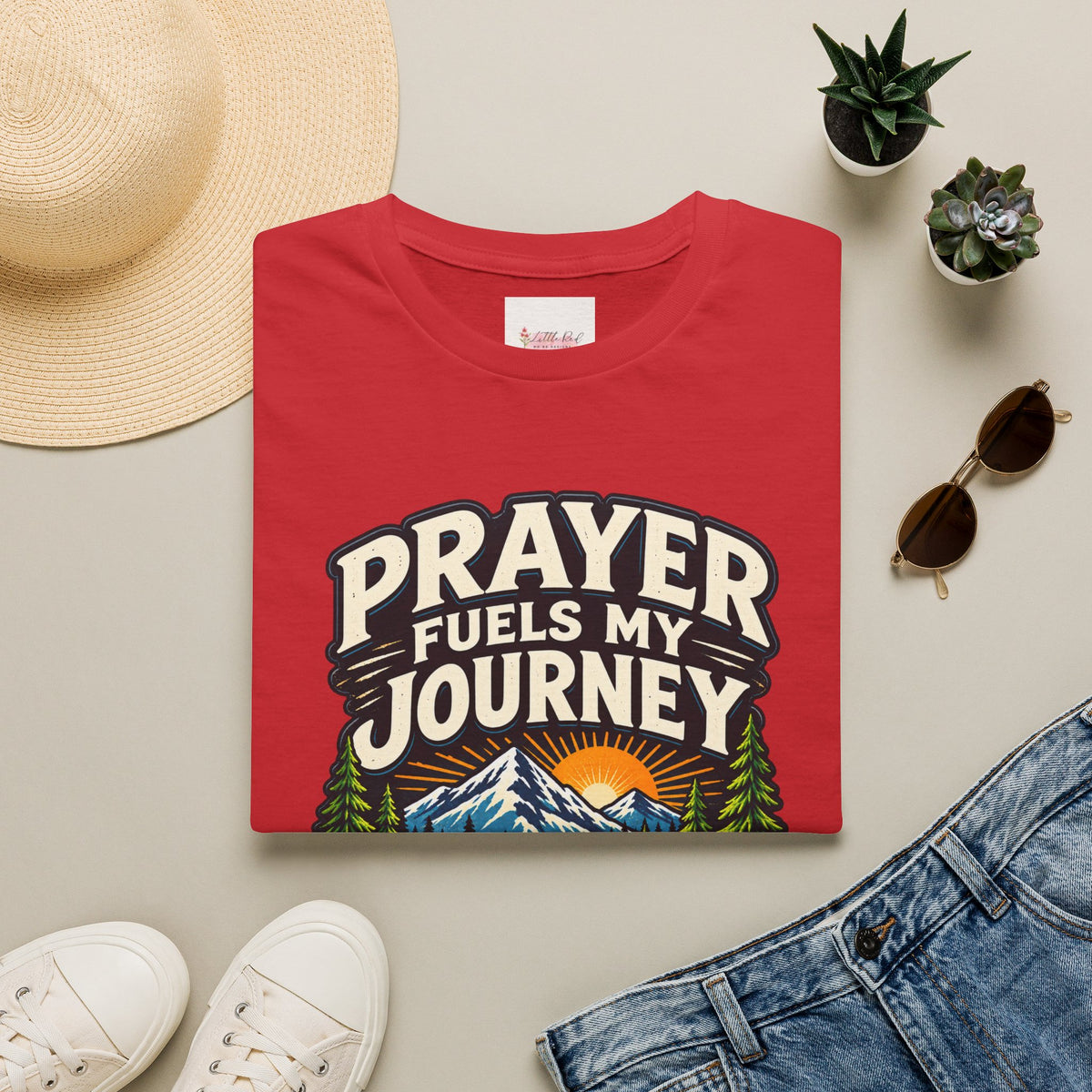 Prayer Fuels My Journey Christian Faith T-Shirt