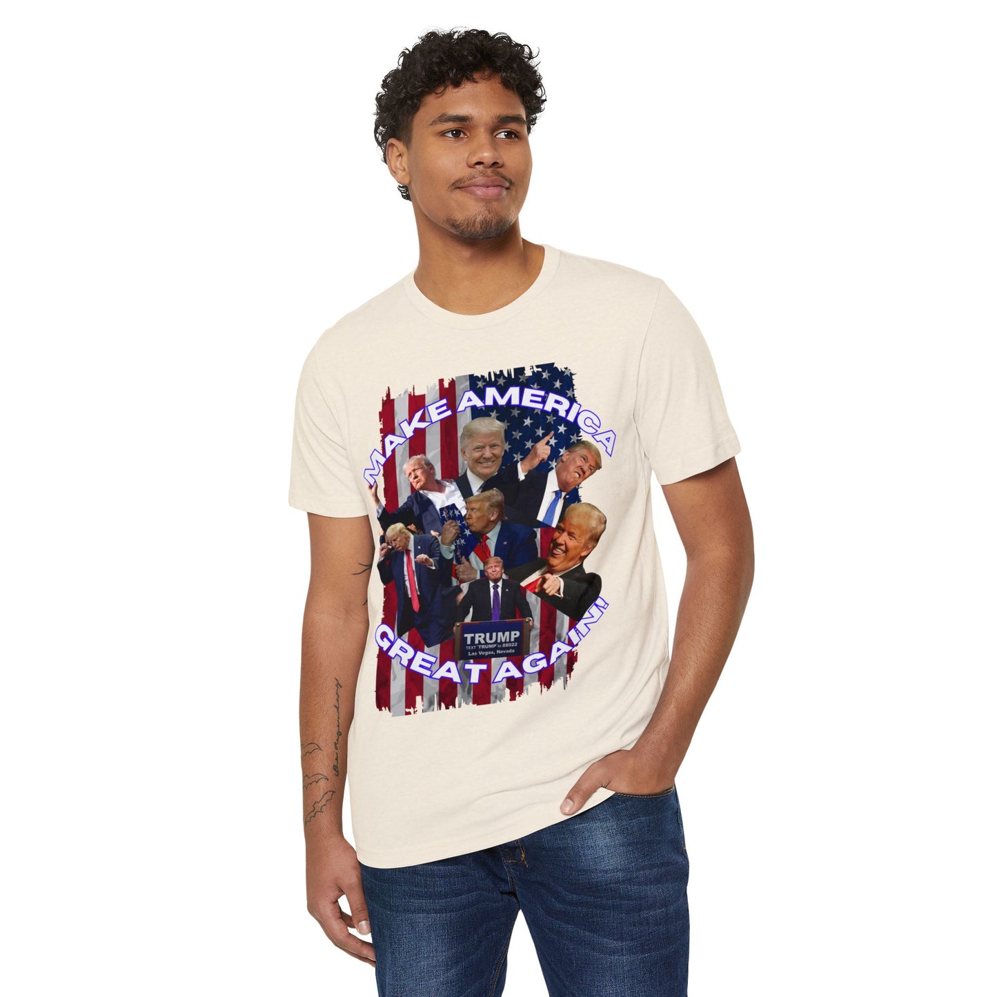 Unisex Adult Patriotic T-Shirt - Family Supportive Holiday Fun