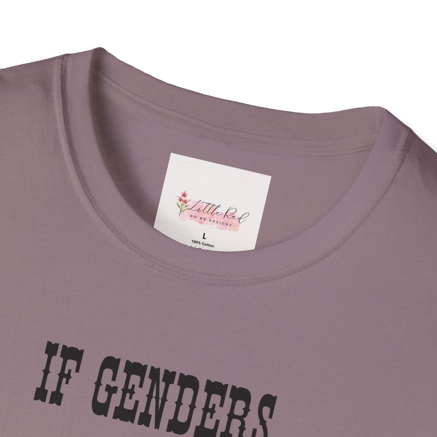 Unisex Adult Witty T-Shirt for Gender Joke