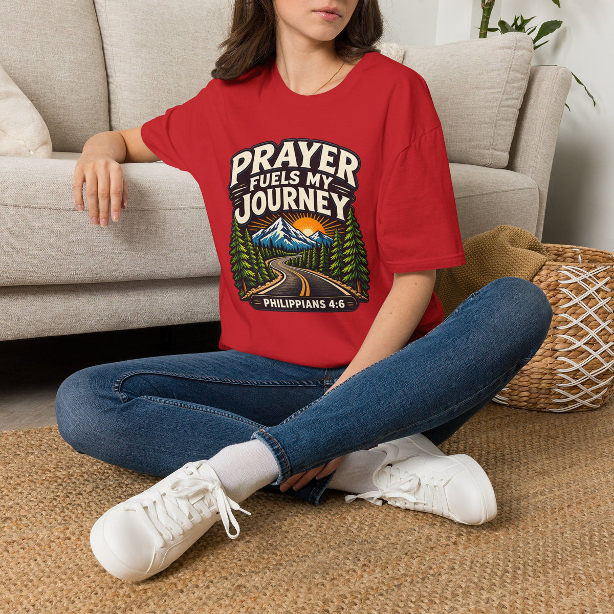 Prayer Fuels My Journey Christian Faith T-Shirt