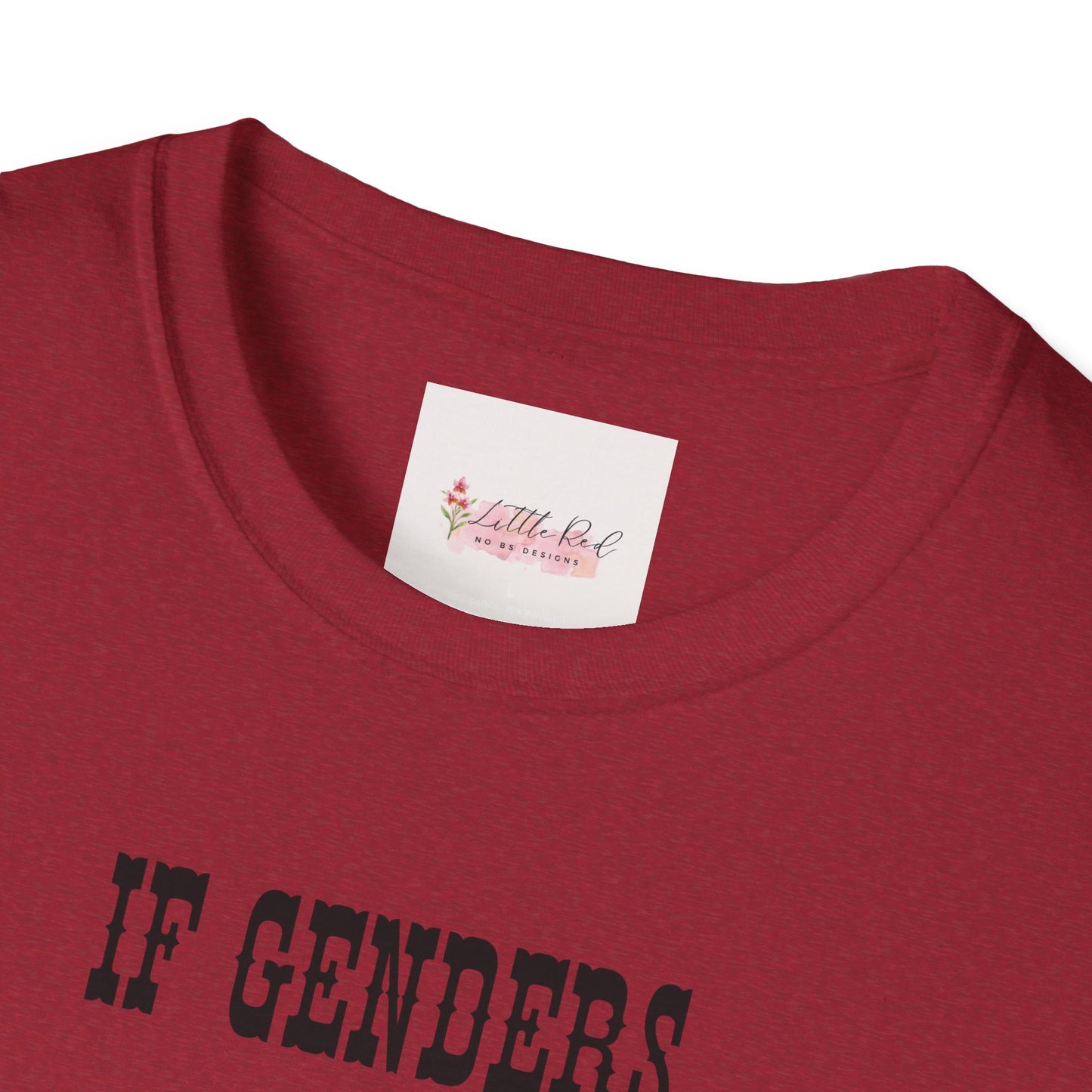 Unisex Adult Witty T-Shirt for Gender Joke