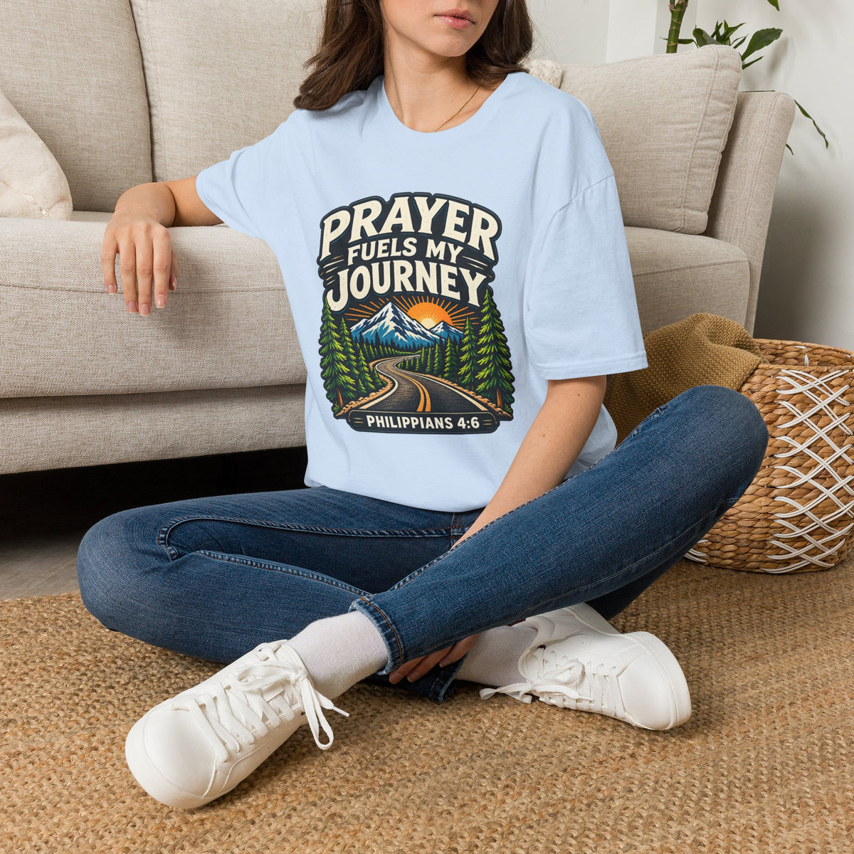 Prayer Fuels My Journey Christian Faith T-Shirt