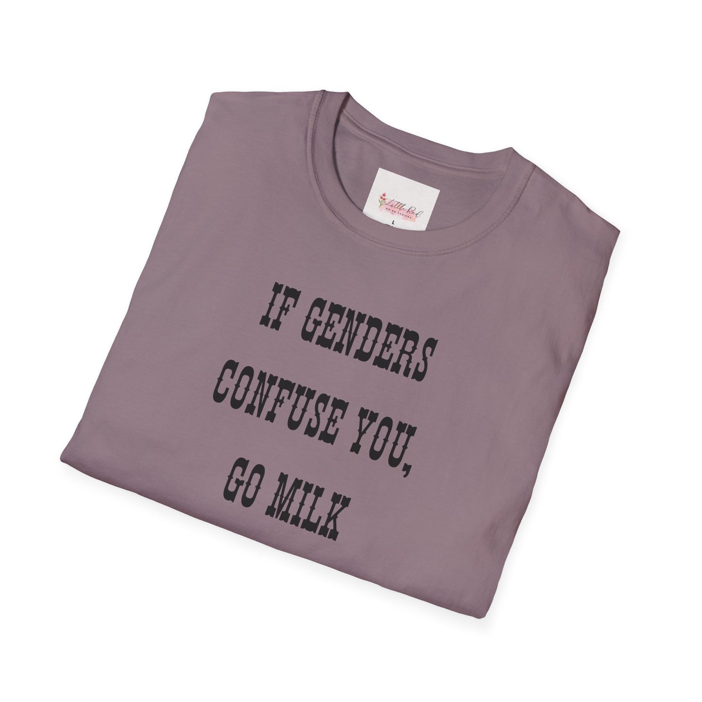 Unisex Adult Witty T-Shirt for Gender Joke