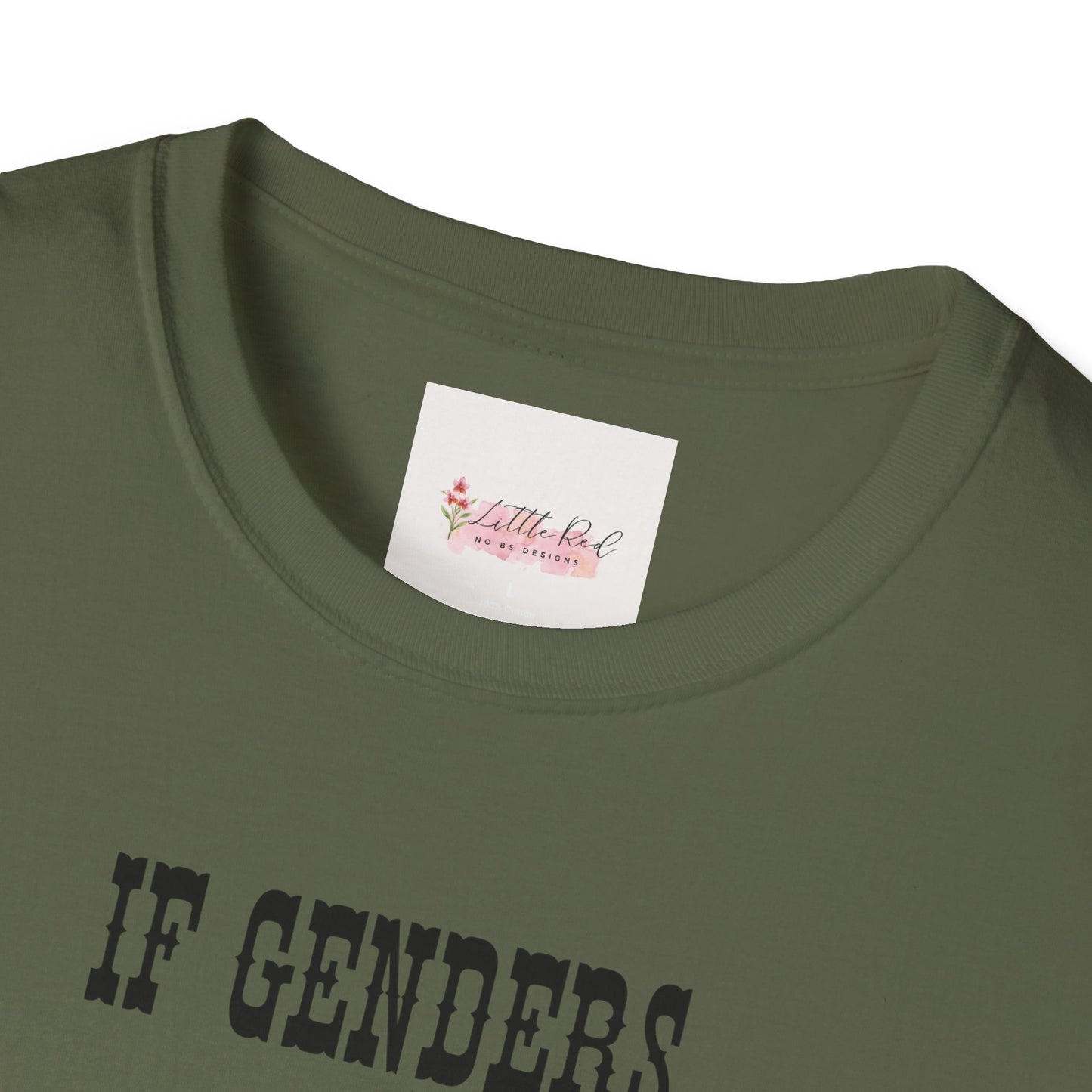 Unisex Adult Witty T-Shirt for Gender Joke