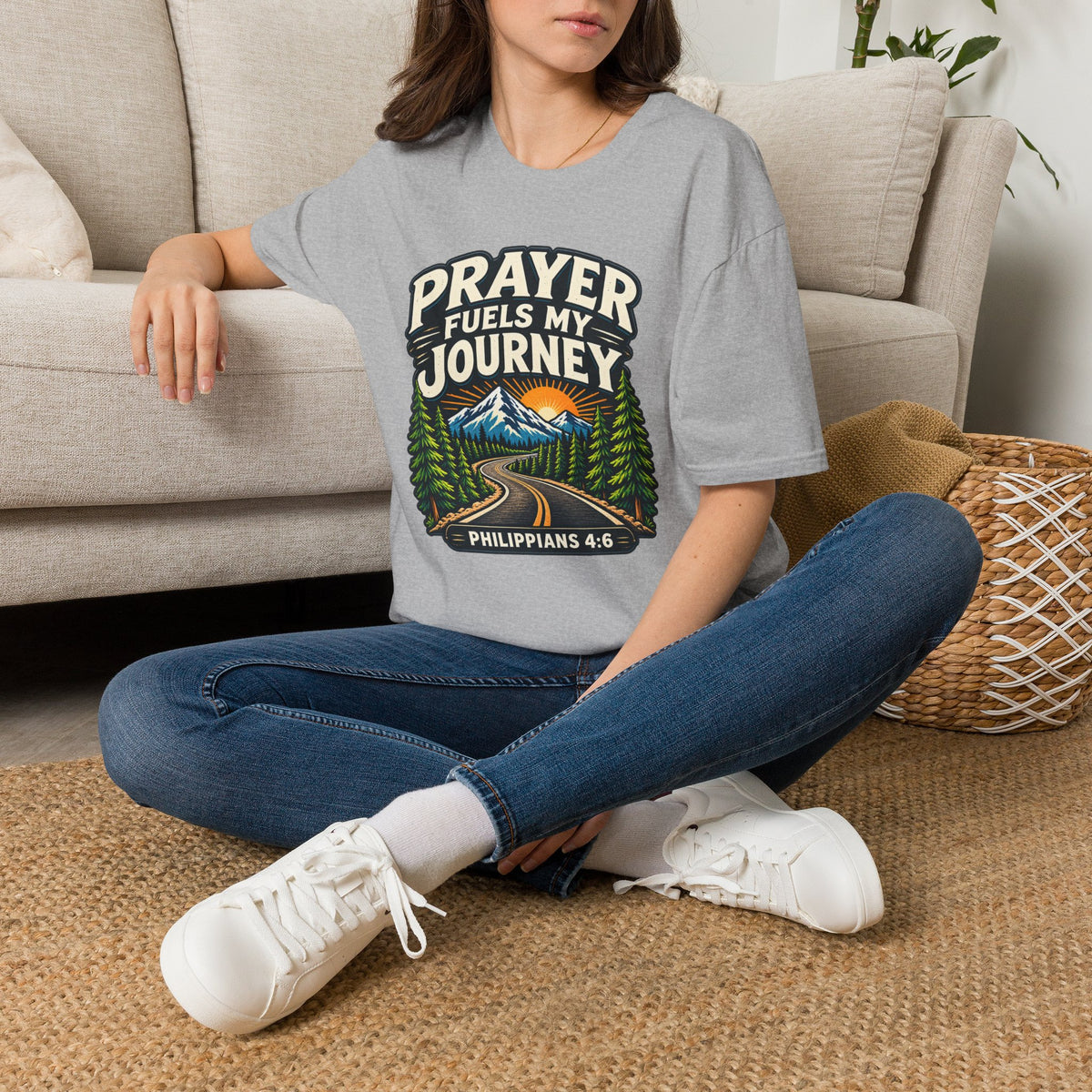 Prayer Fuels My Journey Christian Faith T-Shirt