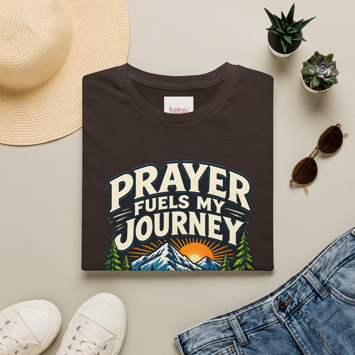 Prayer Fuels My Journey Christian Faith T-Shirt