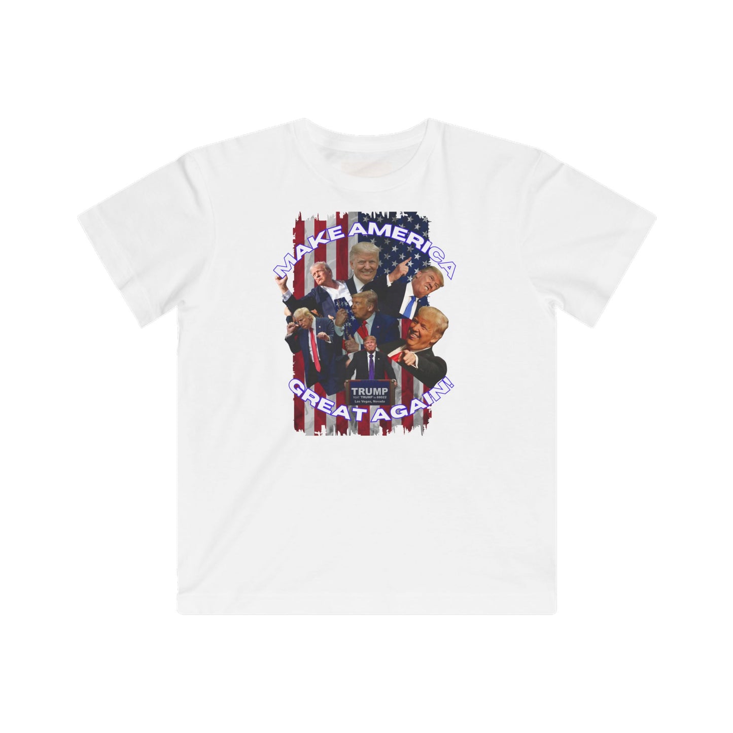 Unisex Kids Patriotic Tee Shirt - Proud American