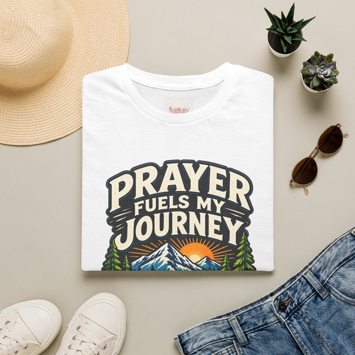 Prayer Fuels My Journey Christian Faith T-Shirt