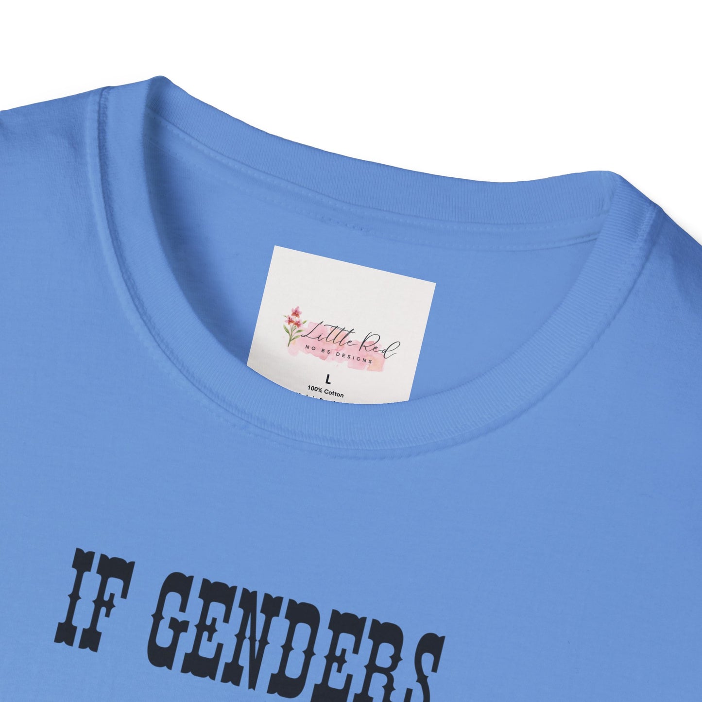 Unisex Adult Witty T-Shirt for Gender Joke