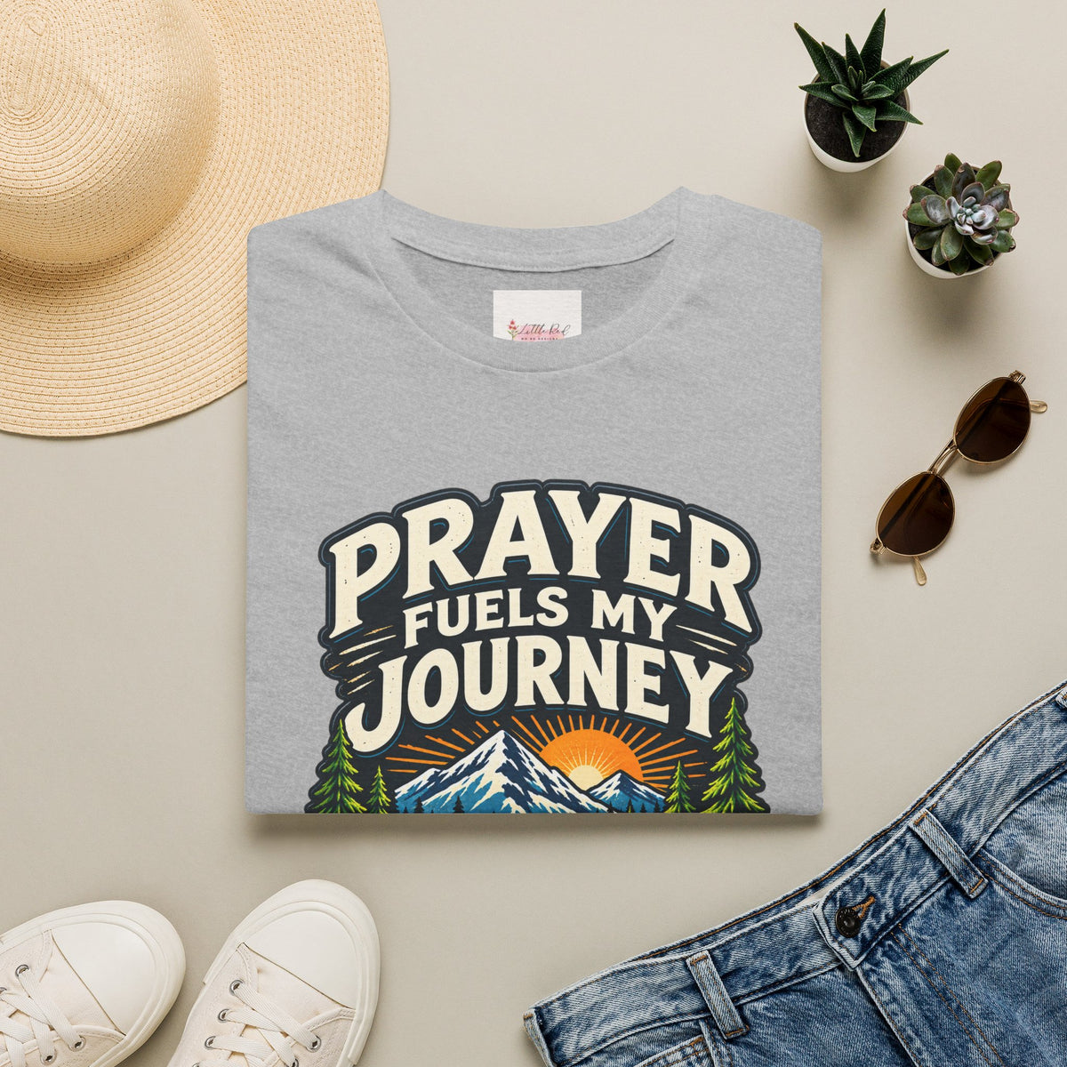 Prayer Fuels My Journey Christian Faith T-Shirt