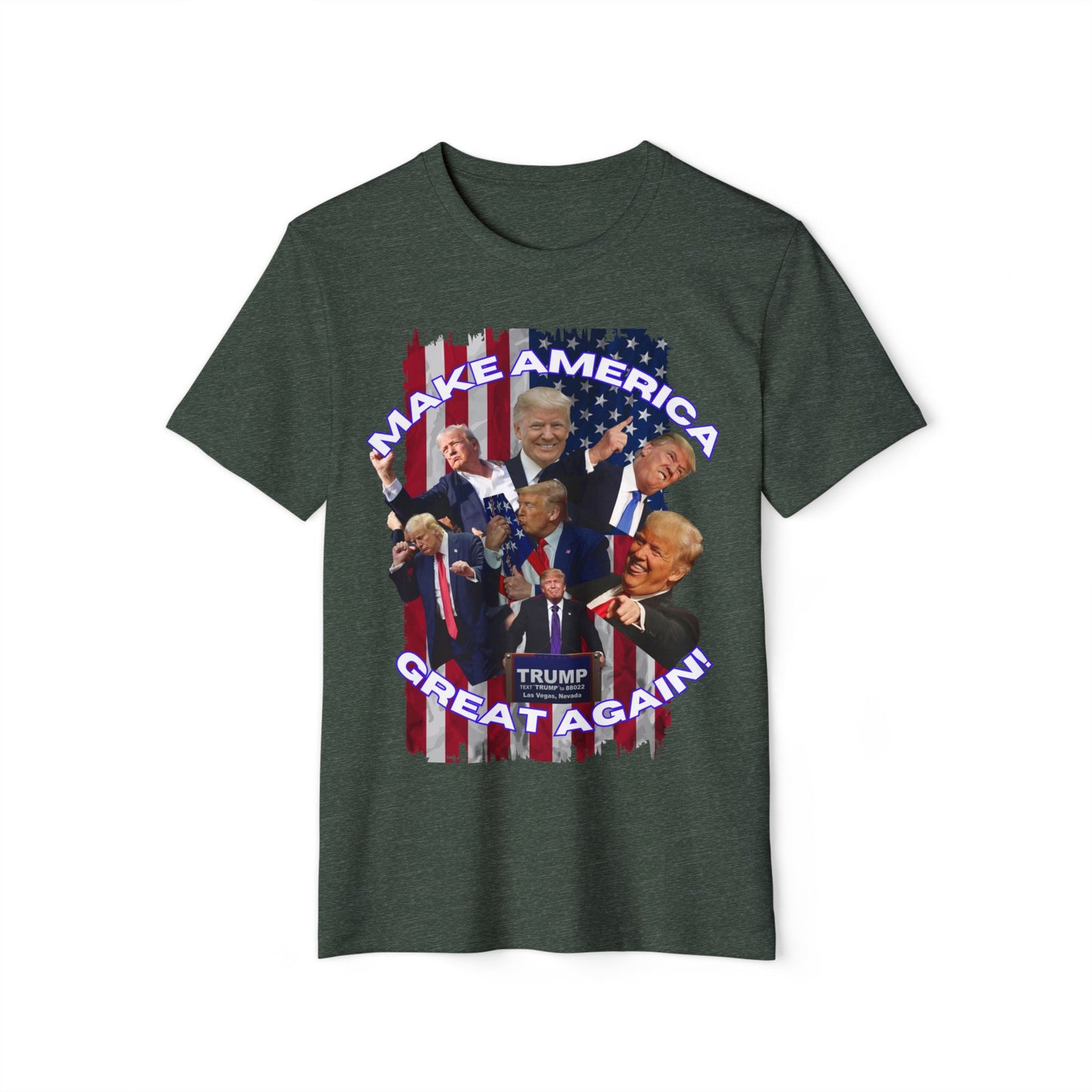 Unisex Adult Patriotic T-Shirt - Family Supportive Holiday Fun