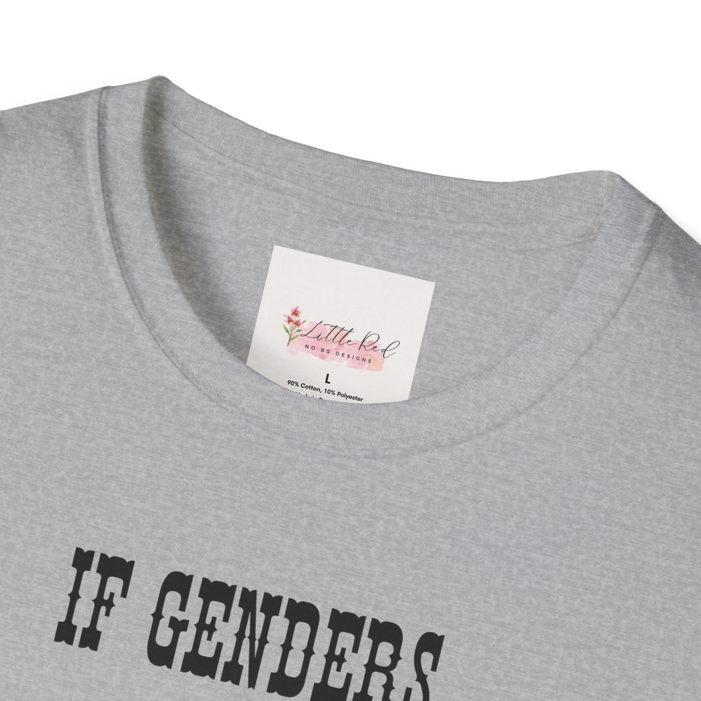 Unisex Adult Witty T-Shirt for Gender Joke