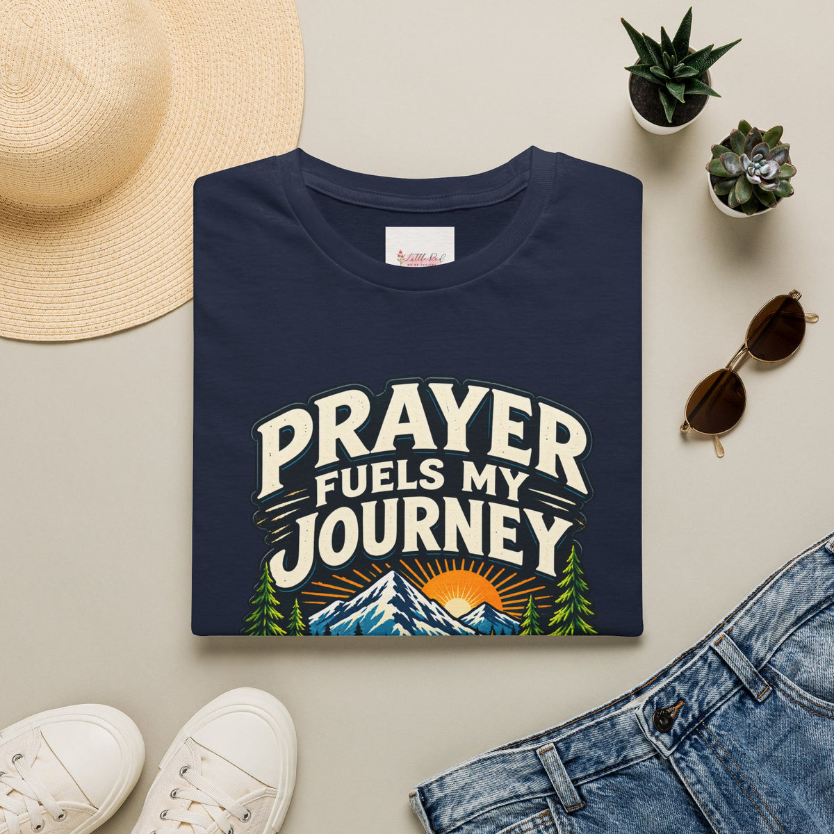 Prayer Fuels My Journey Christian Faith T-Shirt