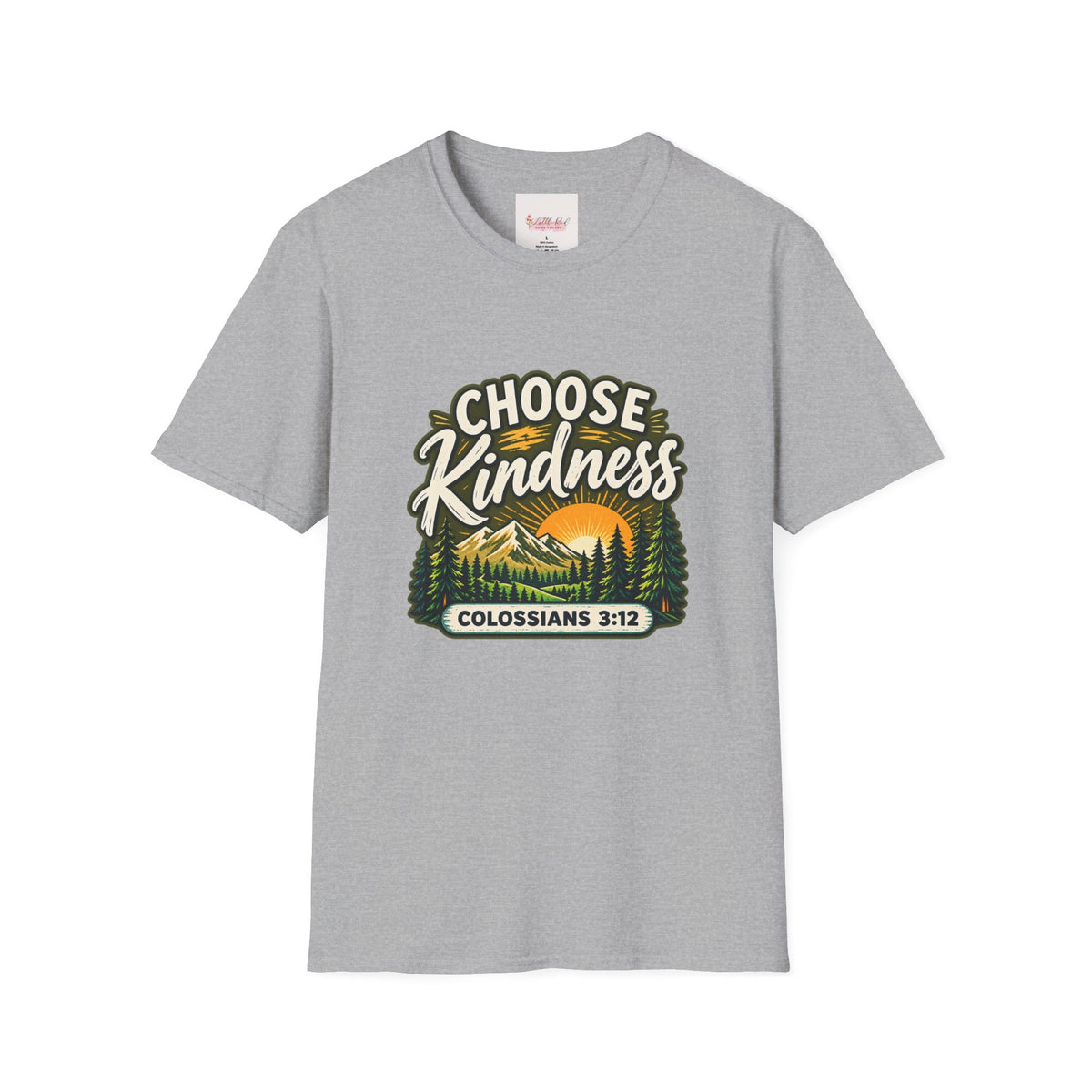 Choose Kindness Colossians 3:12 Christian Nature T-Shirt