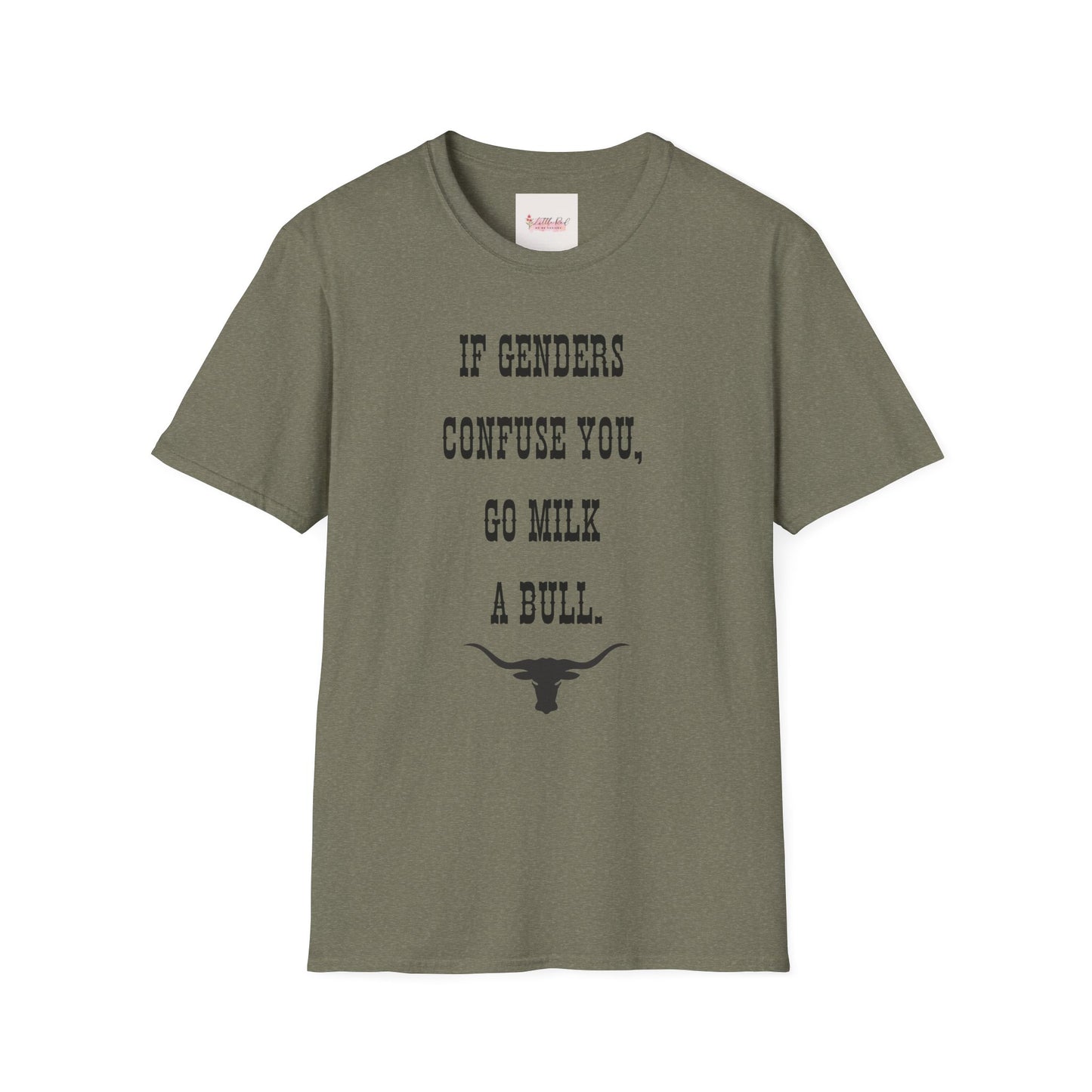 Unisex Adult Witty T-Shirt for Gender Joke