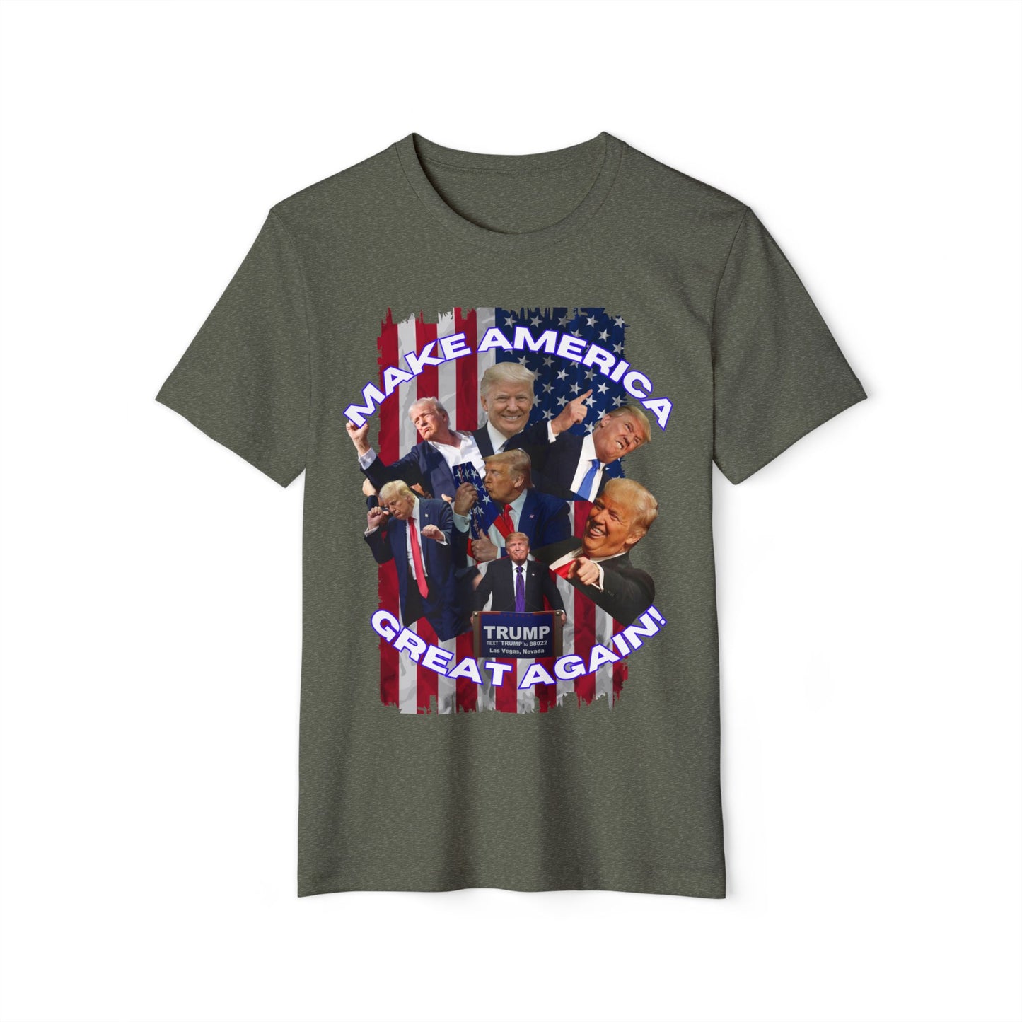 Unisex Adult Patriotic T-Shirt - Family Supportive Holiday Fun