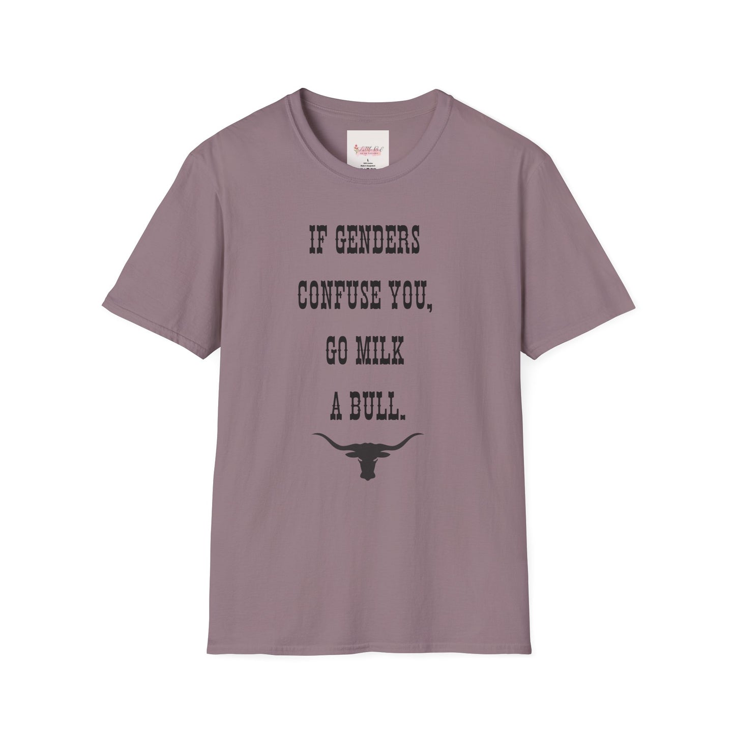 Unisex Adult Witty T-Shirt for Gender Joke