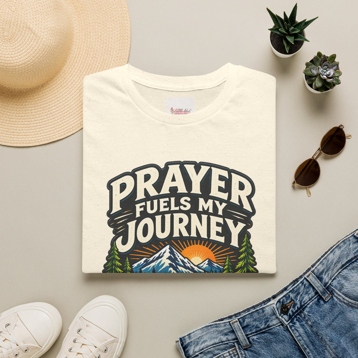 Prayer Fuels My Journey Christian Faith T-Shirt