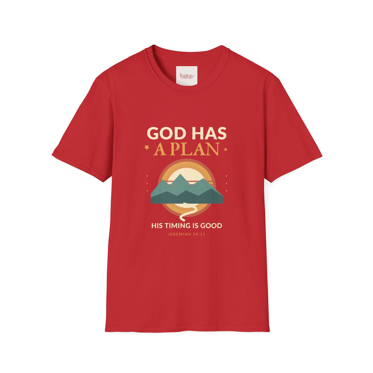 God Has a Plan Faith-Inspired Mountain T-Shirt