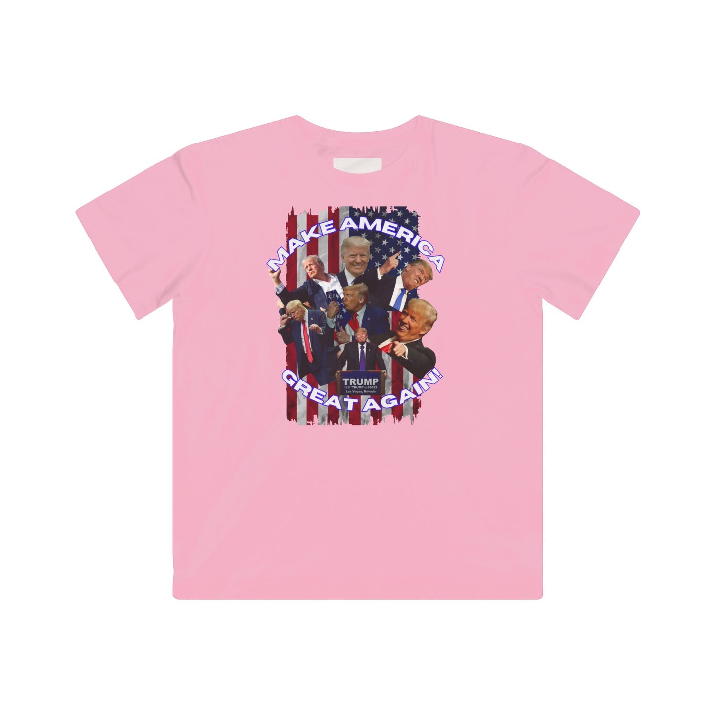 Unisex Kids Patriotic Tee Shirt - Proud American