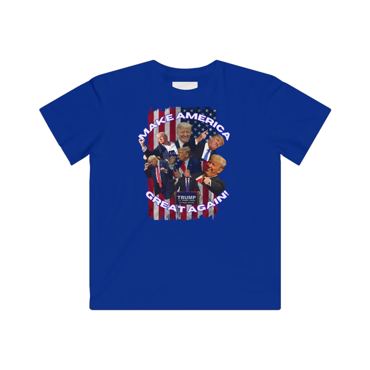 Unisex Kids Patriotic Tee Shirt - Proud American