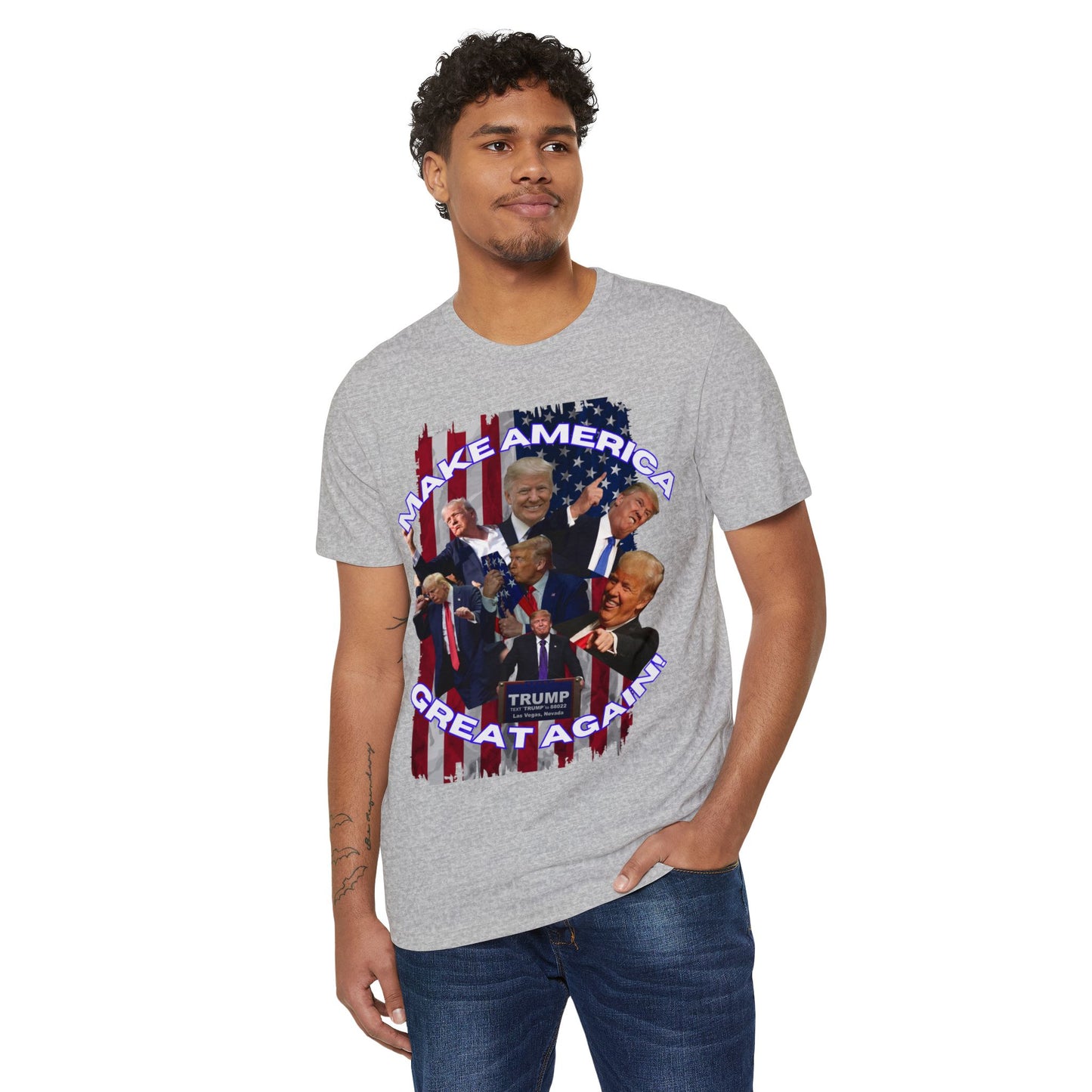 Unisex Adult Patriotic T-Shirt - Family Supportive Holiday Fun