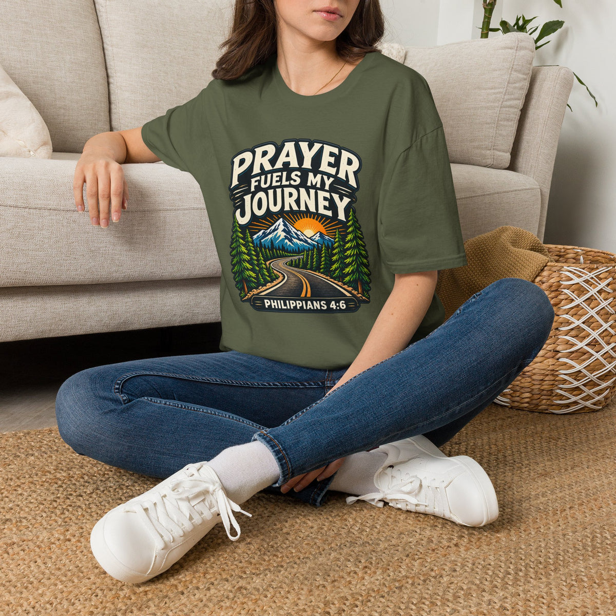 Prayer Fuels My Journey Christian Faith T-Shirt