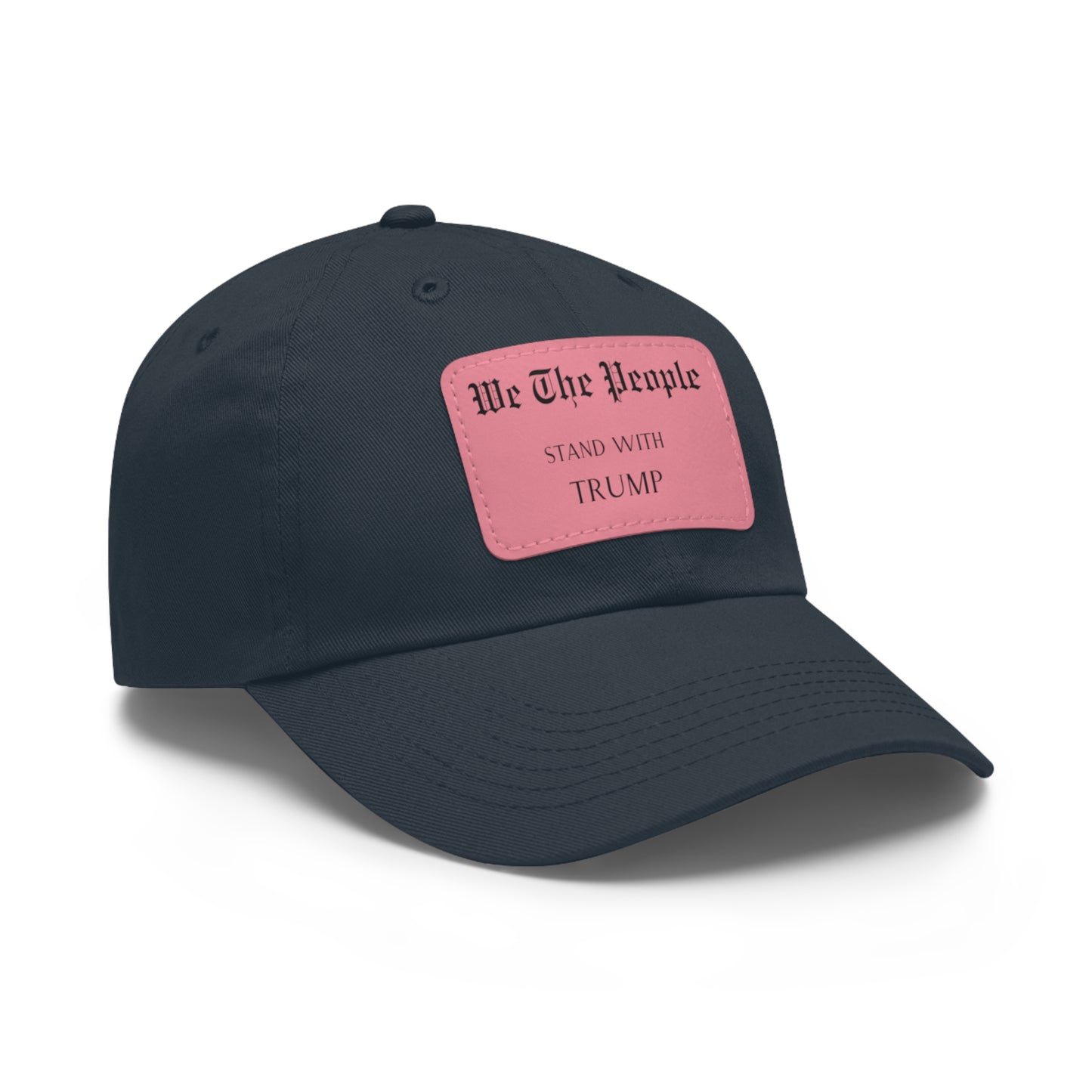 Trump support Hat with Leather Patch