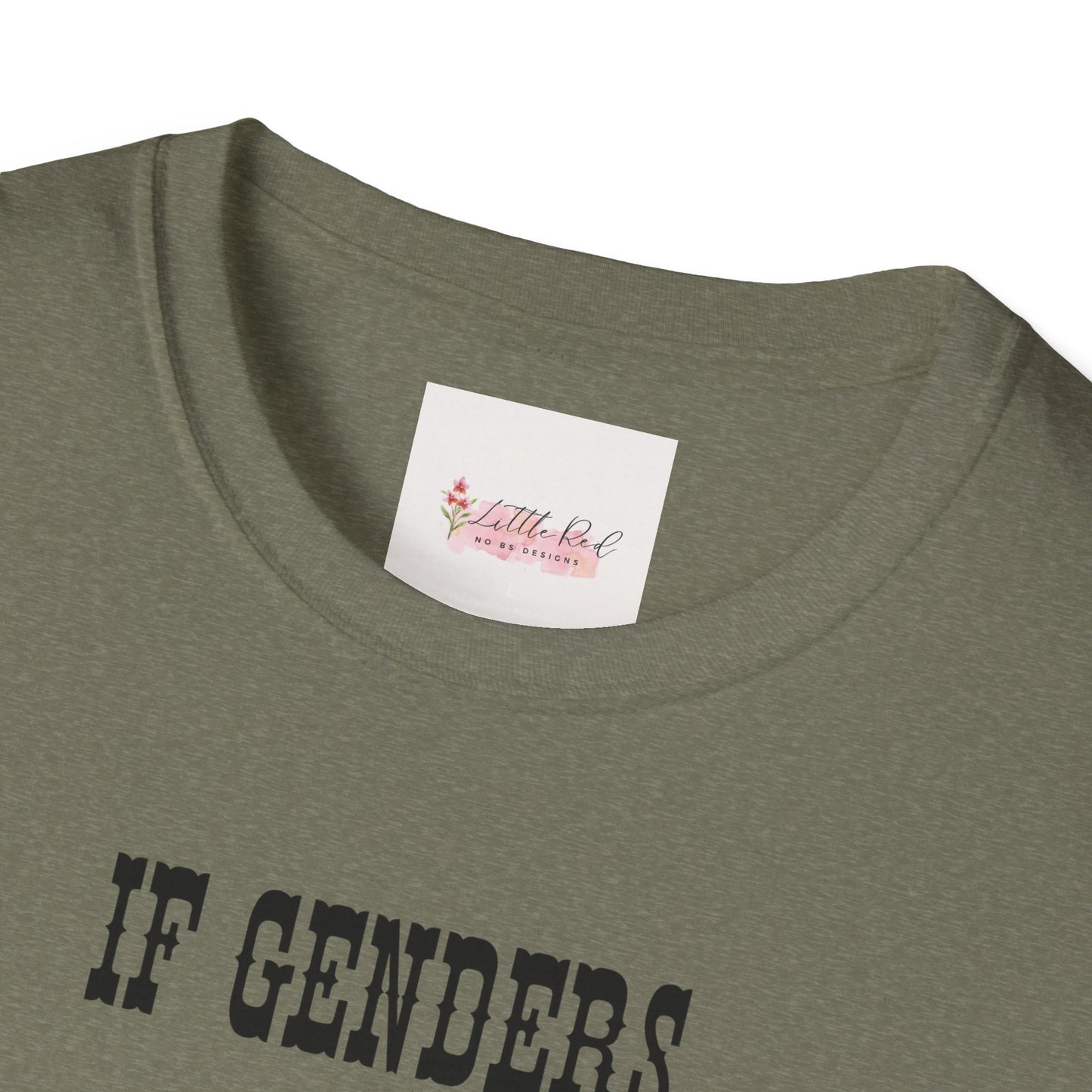 Unisex Adult Witty T-Shirt for Gender Joke