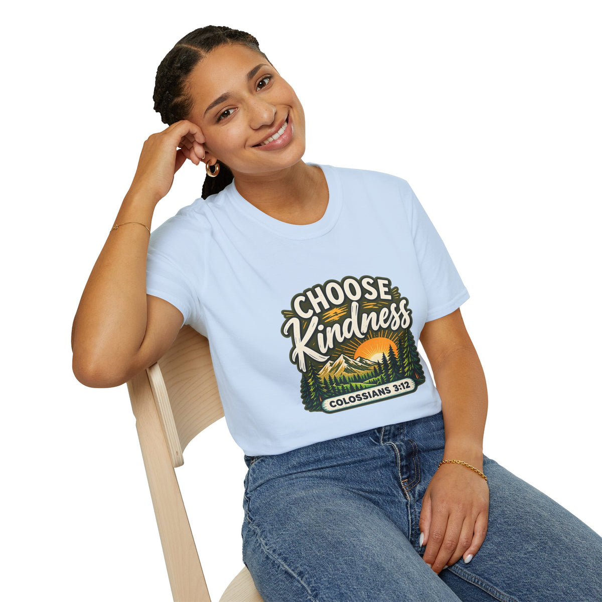 Choose Kindness Colossians 3:12 Christian Nature T-Shirt