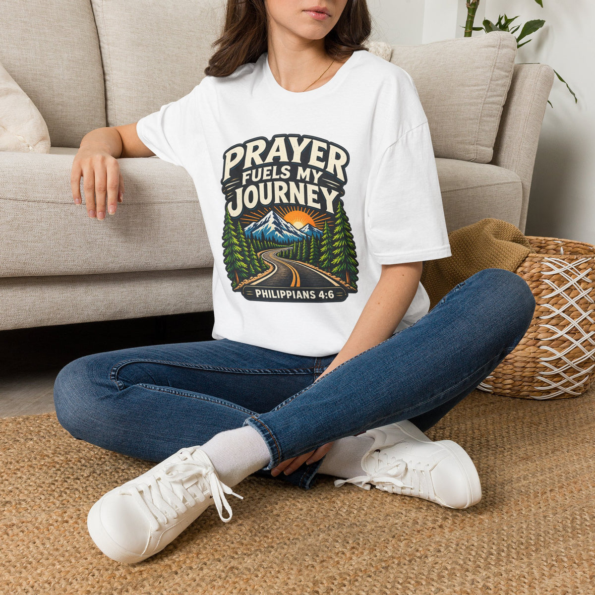 Prayer Fuels My Journey Christian Faith T-Shirt