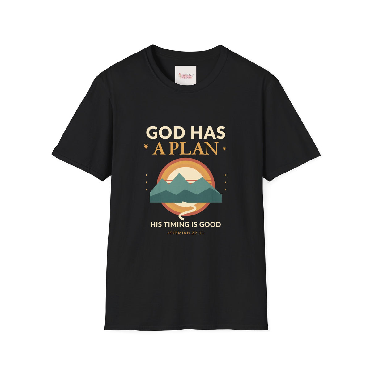 God Has a Plan Faith-Inspired Mountain T-Shirt