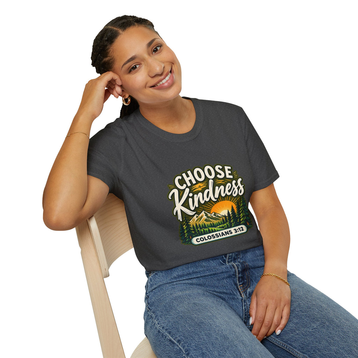 Choose Kindness Colossians 3:12 Christian Nature T-Shirt