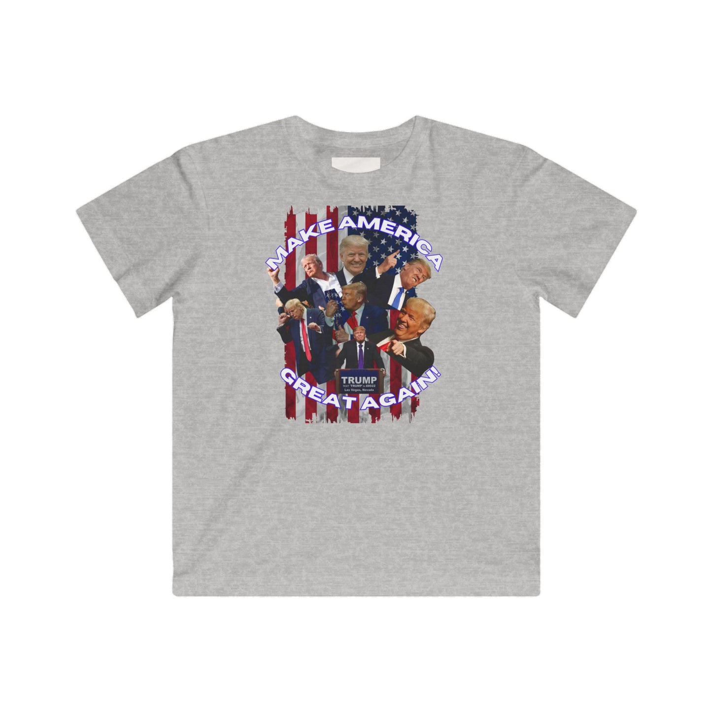 Unisex Kids Patriotic Tee Shirt - Proud American