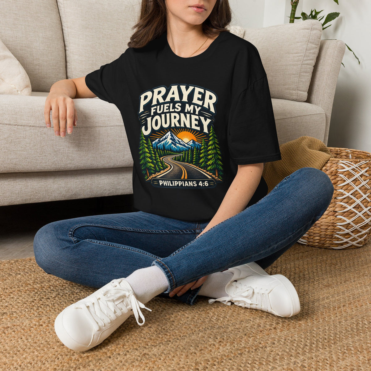 Prayer Fuels My Journey Christian Faith T-Shirt