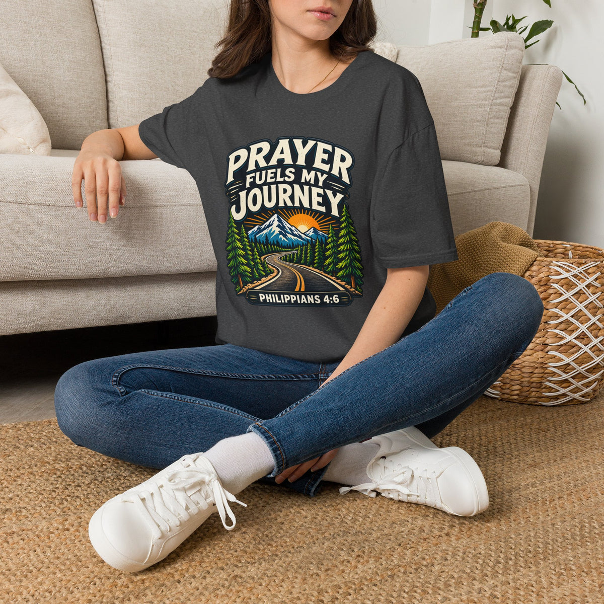 Prayer Fuels My Journey Christian Faith T-Shirt