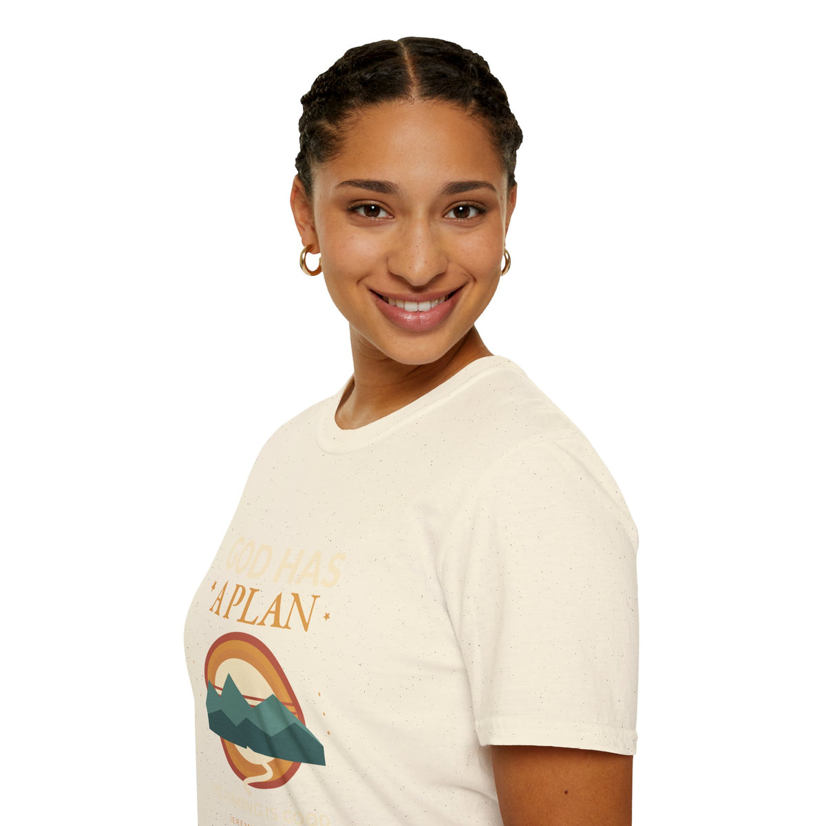 God Has a Plan Faith-Inspired Mountain T-Shirt